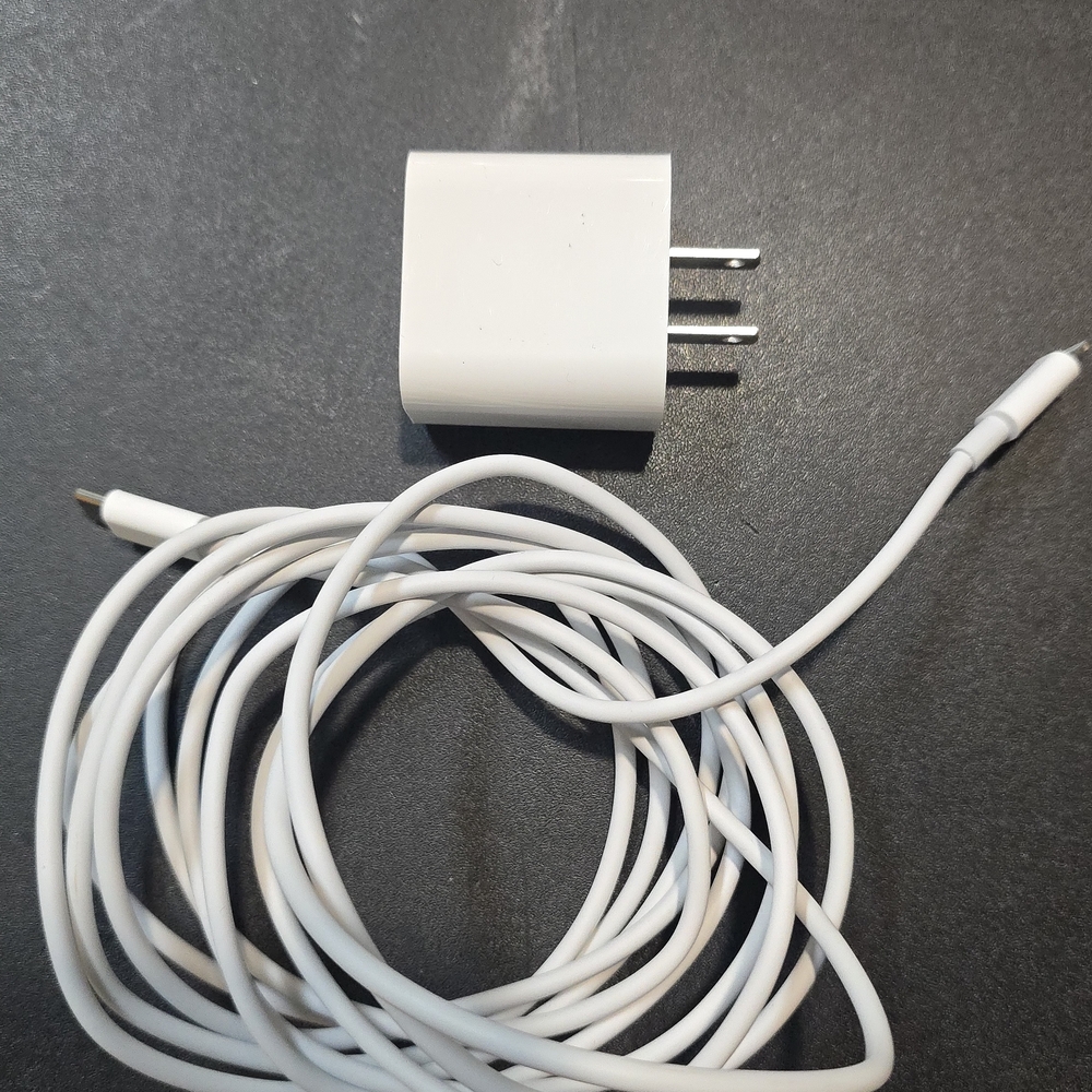 White USB Charger and Cable 77" Long Apple Generic Charger